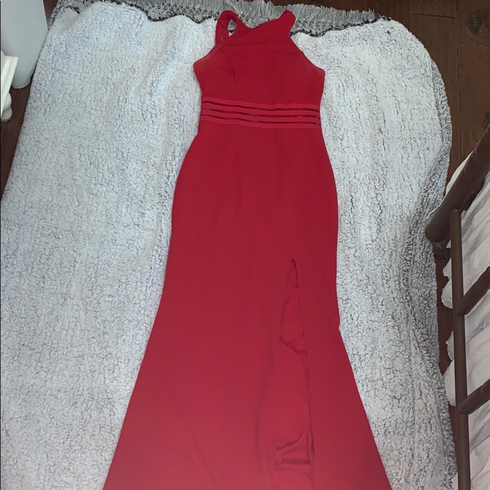 Red Prom dress